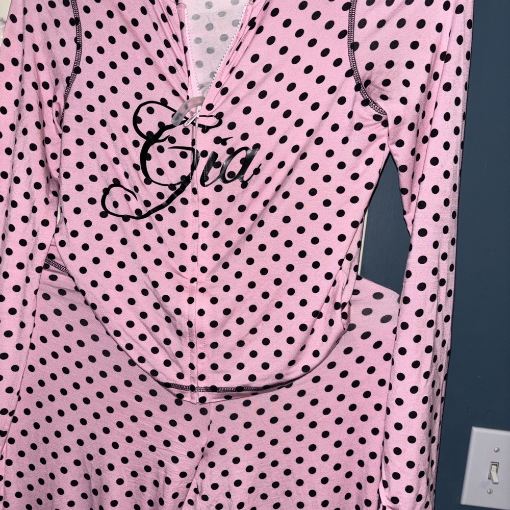 I.AM.GIA Pink and Black Polka Dot Set